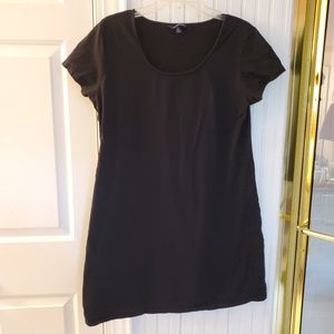 Land's End Black knit mini dress